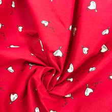 Load image into Gallery viewer, Red Robins Xmas Scandi Cotton Print🎄