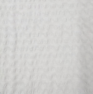 Textured Cotton Seersucker Cream