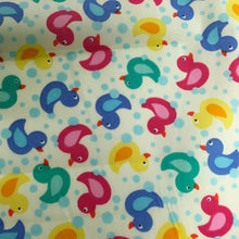 Load image into Gallery viewer, Rubber Duck Cotton Print