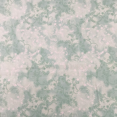 Mint Mystic Vine Poplin Print
