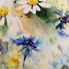 Load image into Gallery viewer, Floral Print Viscose Poplin Meadow