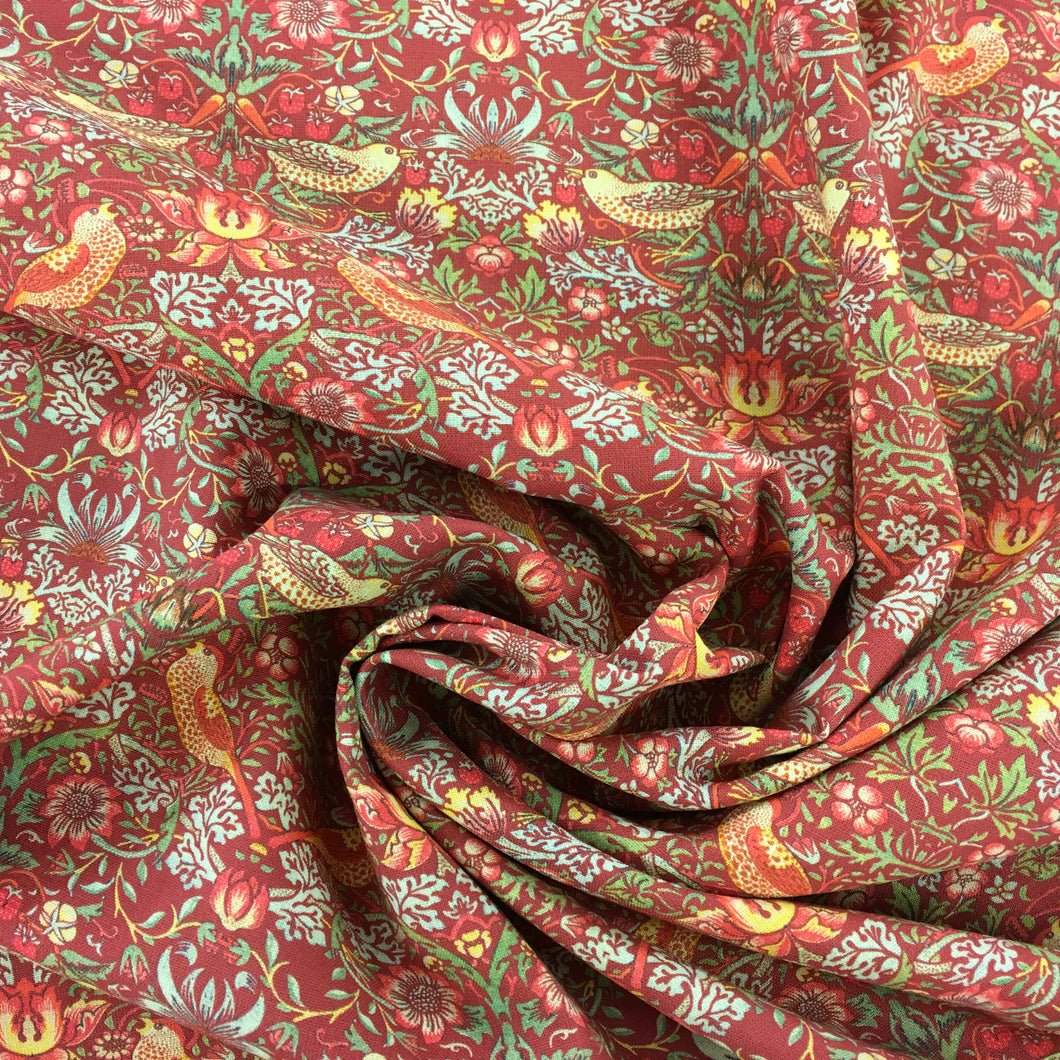 Strawberry Thief Crimson