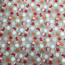 Load image into Gallery viewer, Xmas Gingerbread Polycotton Print🎄