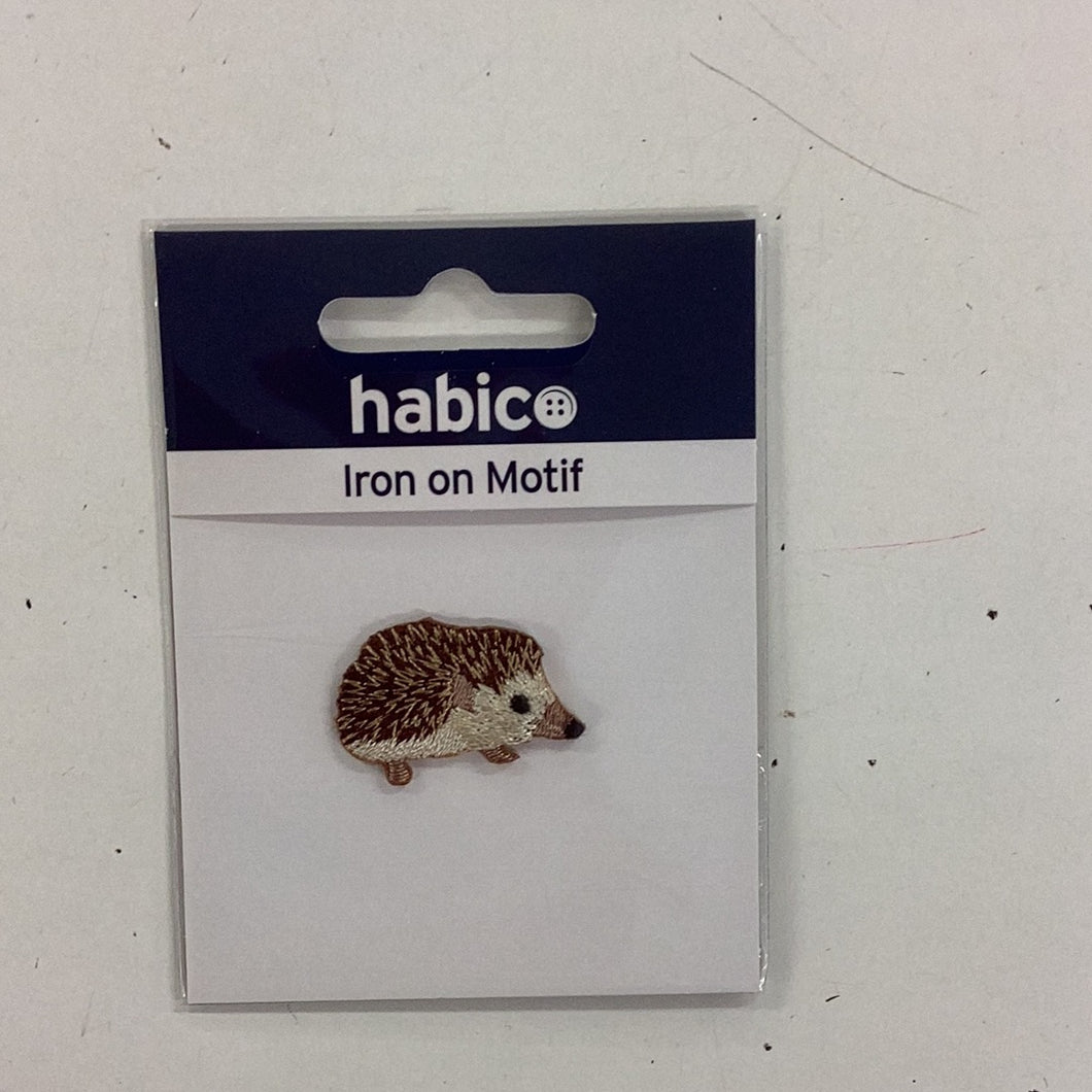 Hedgehog Iron-on Motif
