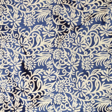 Load image into Gallery viewer, 50&#39;s Batik Cream/Blue