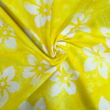 Load image into Gallery viewer, Yellow Flowers Batik