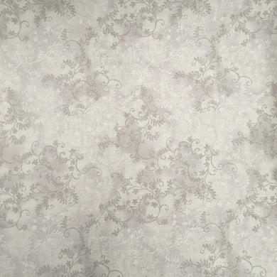 Silver Mystic Vine Poplin Print