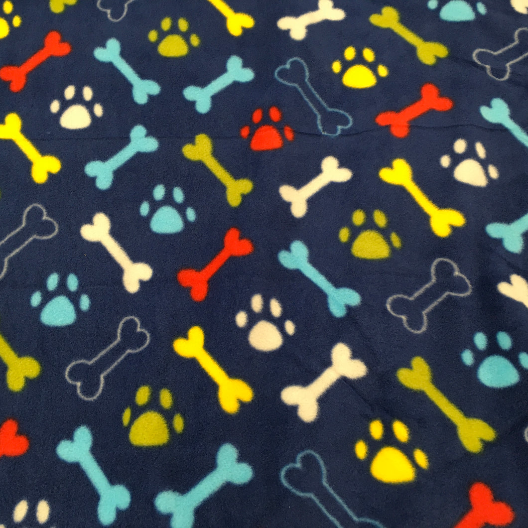 Navy Bones Anti Pil Fleece