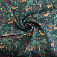 Load image into Gallery viewer, Tree Deer Cotton Print 🎄