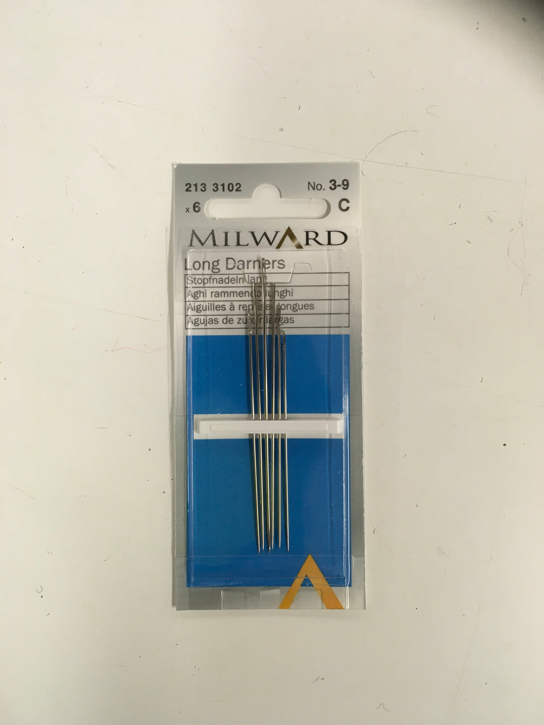Long Darners Hand Needles Size 3-9