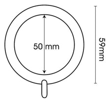 Load image into Gallery viewer, NEO 240cm 35mm stainless steel pole set with rings and end caps