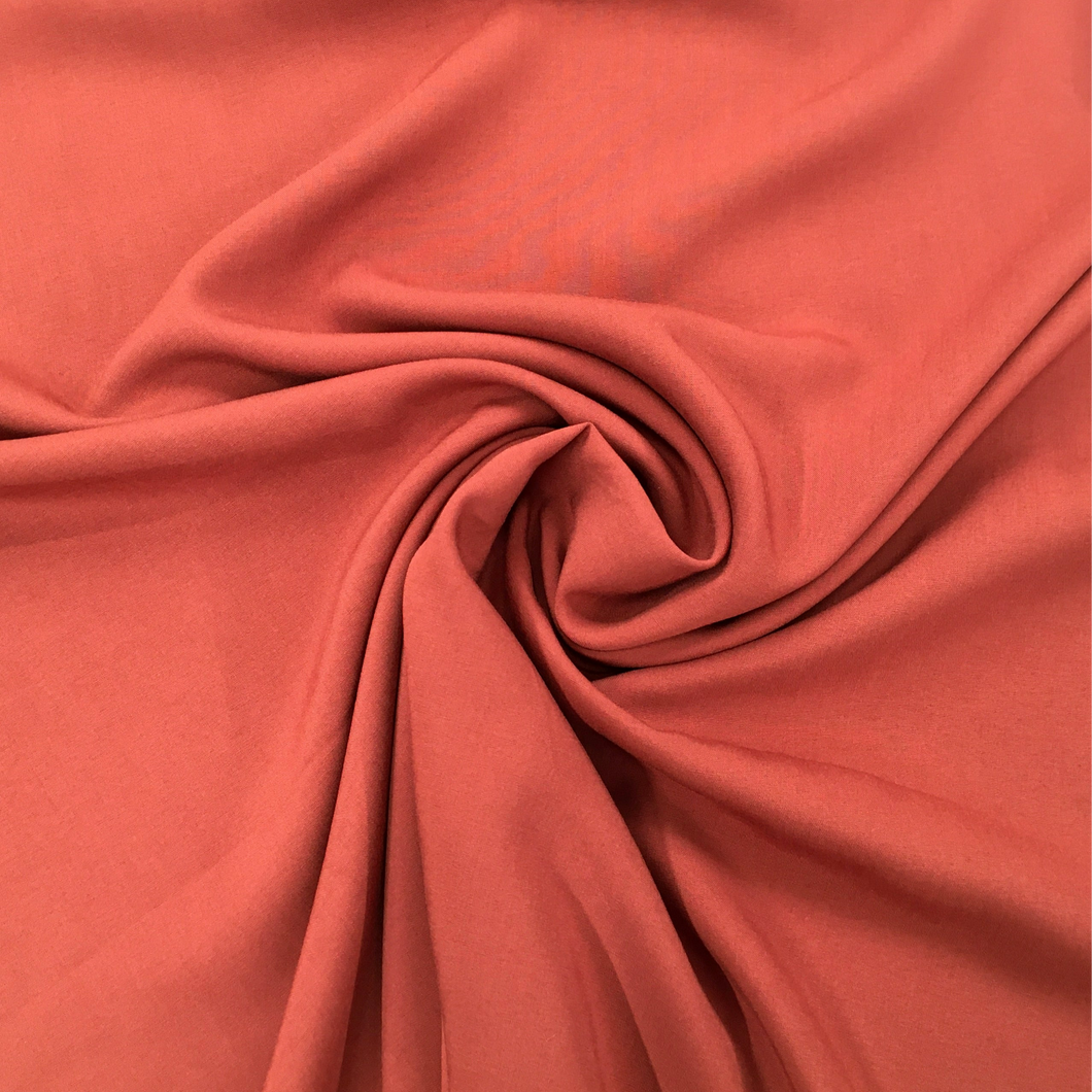 Viscose Poplin Rust