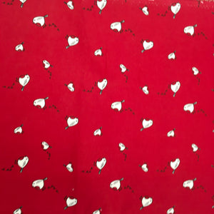 Red Robins Xmas Scandi Cotton Print🎄