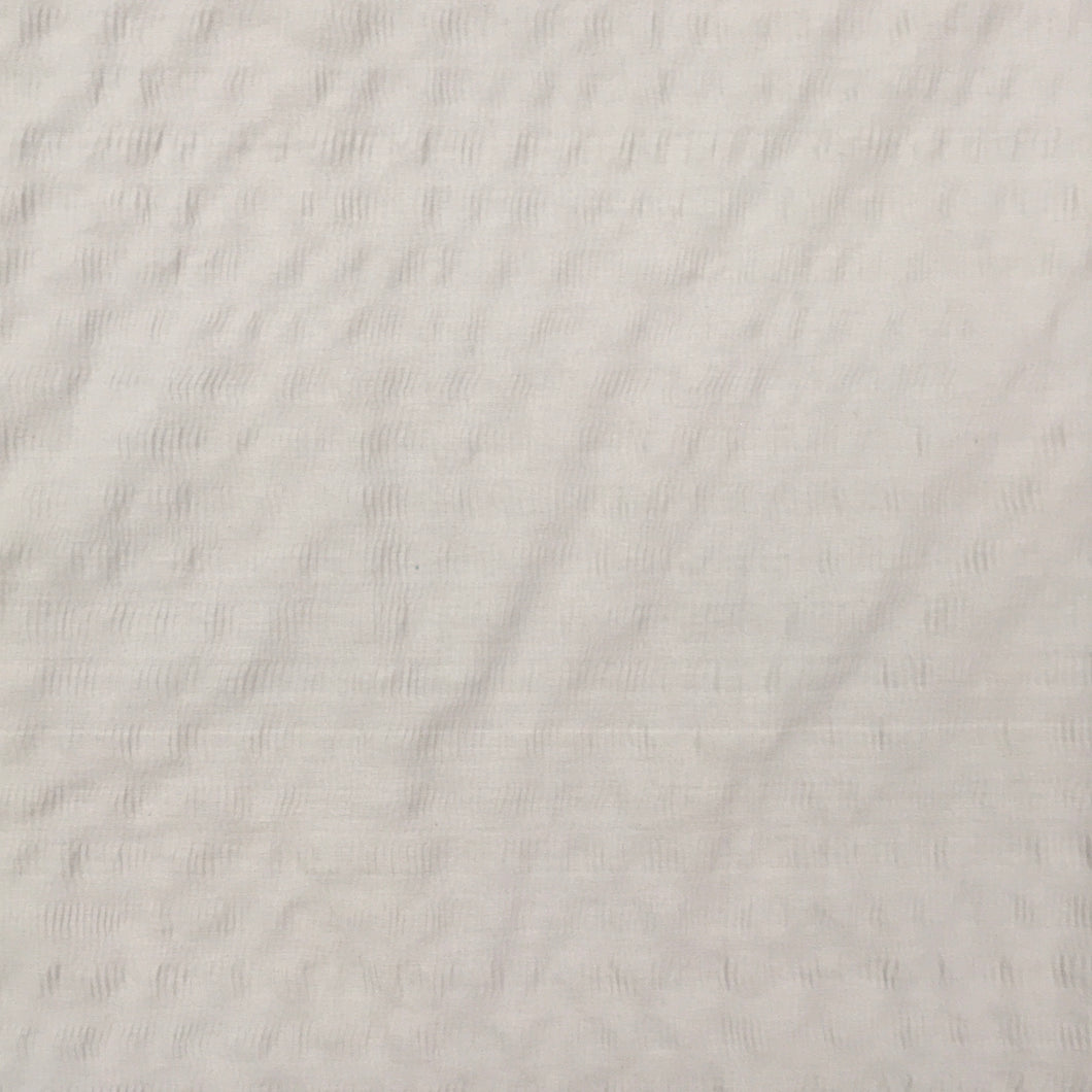 Textured Cotton Seersucker Grey