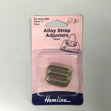 Alloy Nickel Strap Adjusters