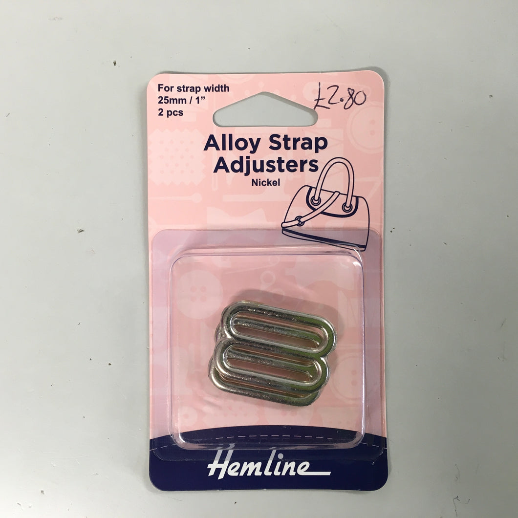 Alloy Nickel Strap Adjusters