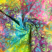 Load image into Gallery viewer, Multi coloured Floral Batik