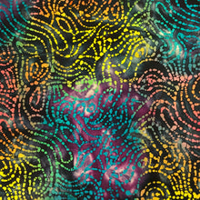 Load image into Gallery viewer, Multi coloured swirls batiks