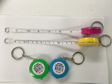Retractable Tape Measure Keyring