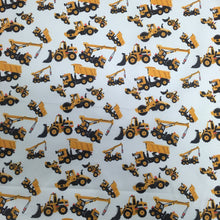Load image into Gallery viewer, Construction Digital Cotton Print
