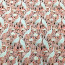 Load image into Gallery viewer, Pink Stork Cotton Poplin Print