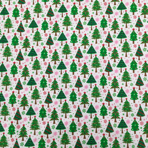 Xmas Tree Polycotton Print🎄