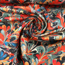 Load image into Gallery viewer, Marble Red Cotton Poplin Print