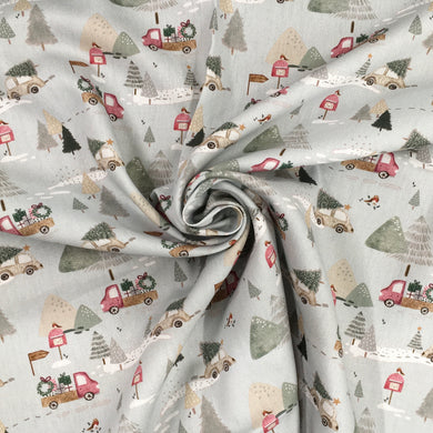 Xmas winter truck panama