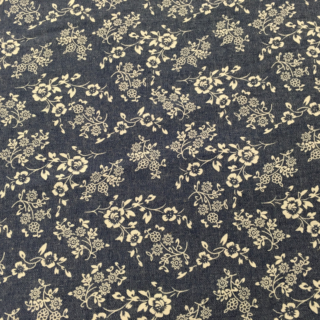 Denim Print Floral