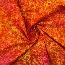 Load image into Gallery viewer, Orange sun batik