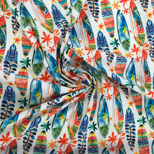 Load image into Gallery viewer, Multi Surfboard Cotton Poplin Print 🧵