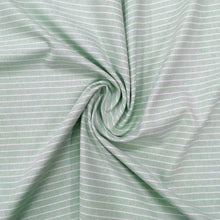 Load image into Gallery viewer, 9mm Yarn Dyed Stripe Green