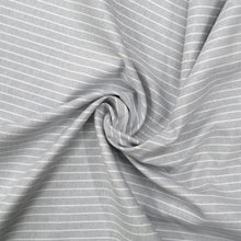 Load image into Gallery viewer, 9mm Yarn Dyed Stripe Silver