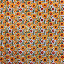 Load image into Gallery viewer, Sunflowers Polycotton Print