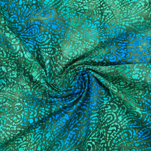 Load image into Gallery viewer, Blue/Green batik