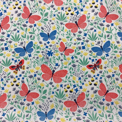 Butterfly Poplin Orange