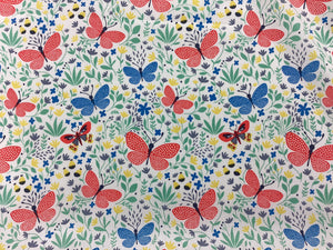 Butterfly Poplin Orange