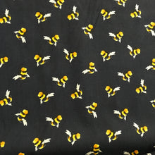 Load image into Gallery viewer, Bumblebee Cotton Print Navy
