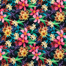 Load image into Gallery viewer, Tropical Floral Print Viscose Twill