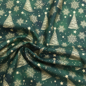 Green Xmas Tree Foil Print🎄