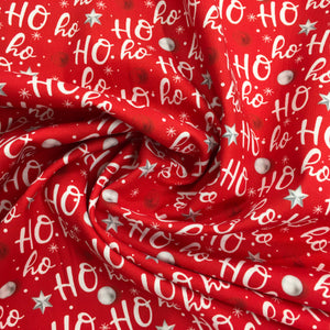 Red Ho Ho Ho  - Christmas Print 🎄