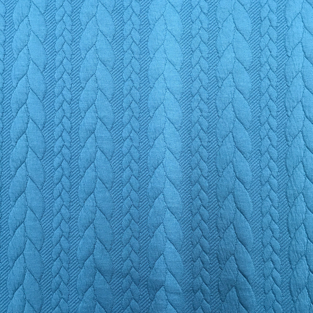 Teal Rope Textured Jersey