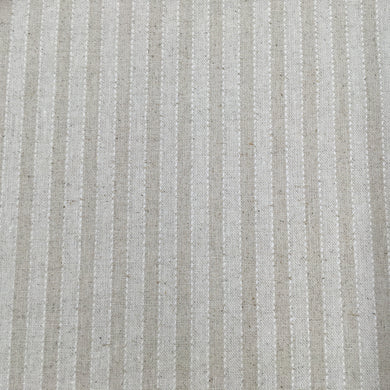 Natural Jacquard Stripe Linen Viscose