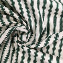 Load image into Gallery viewer, Forest Canvas Ticking Stripes