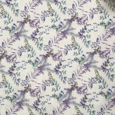 Printed Double Gauze Paris Lilac