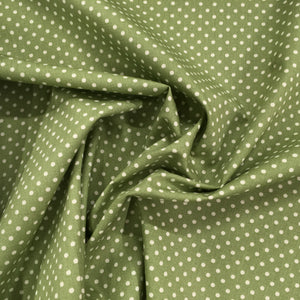 Green Spot Poplin Print
