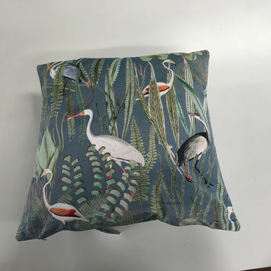 Grey Birds Cushion Cover 18”