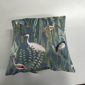 Grey Birds Cushion Cover 18”