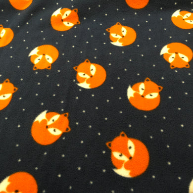 Navy Foxes Fleece