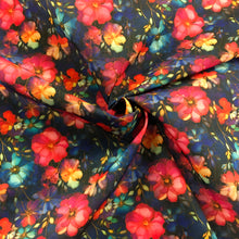 Load image into Gallery viewer, Marble Flowers Polycotton Print